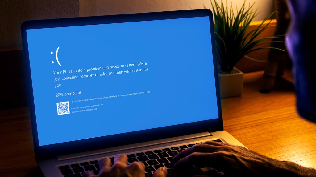 What is the main cause of blue screen of death?