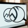 Designer creating a sharp vector logo in Illustrator