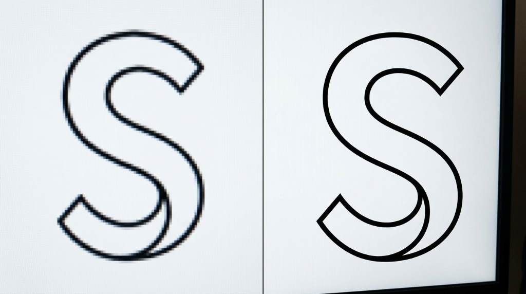 SVG logo export settings for professional branding