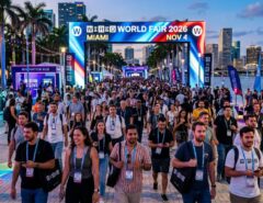 Crowd of attendees at the WIRED World Fair 2026 event in Miami on November 4